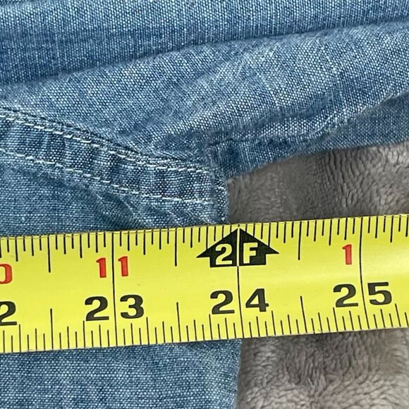 Old Navy Shirt Denim Women's Size XL Long Sleeve Button Up - Picture 7 of 13